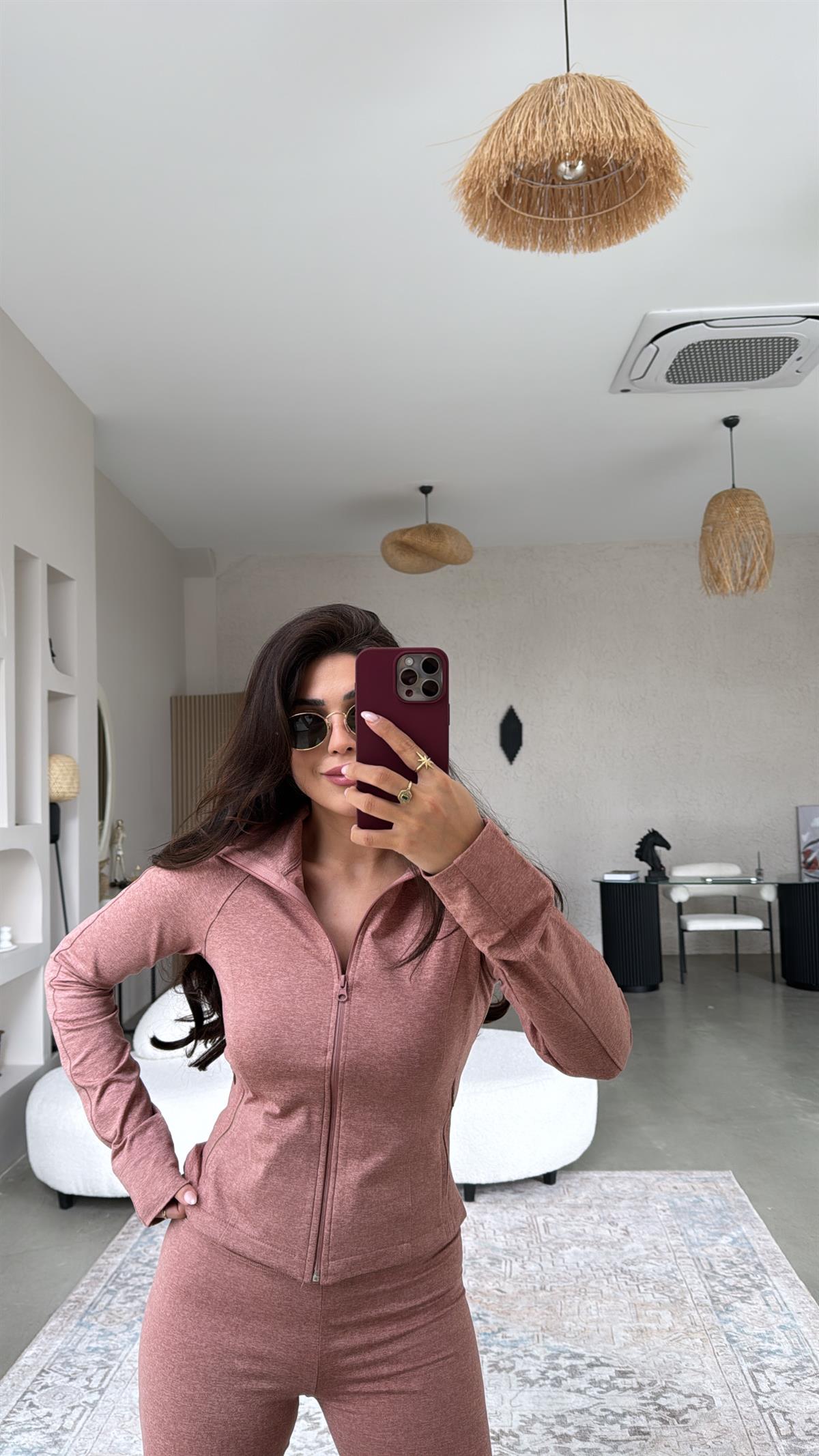 Gülkurusu Oys İspanyol Tayt Ceket Takım