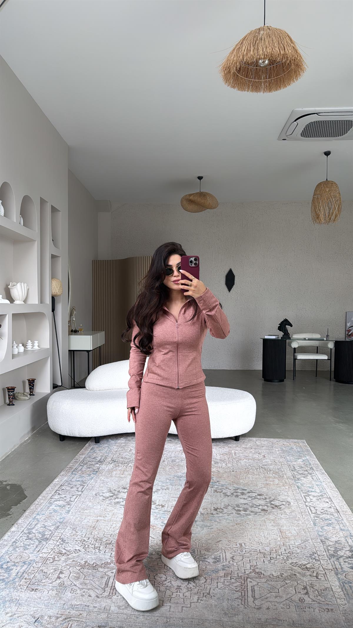 Gülkurusu Oys İspanyol Tayt Ceket Takım