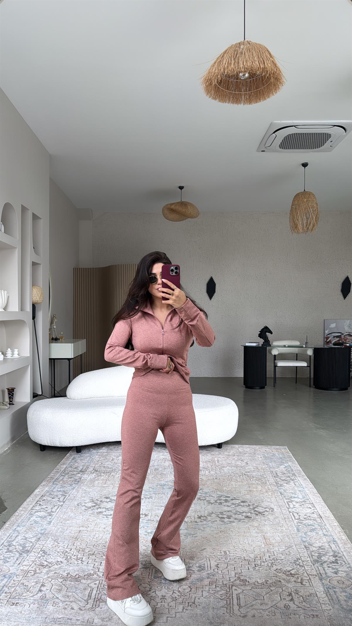 Gülkurusu Oys İspanyol Tayt Ceket Takım