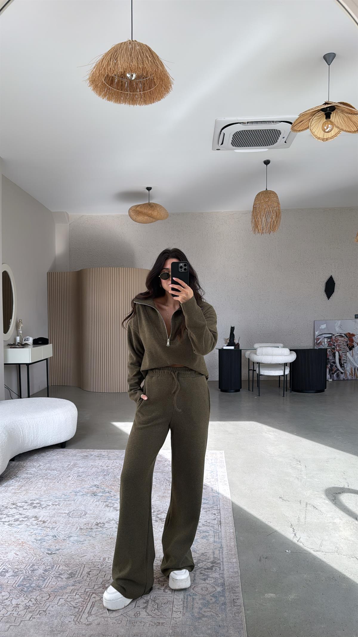 Haki Fermuarlı Selanik Takım