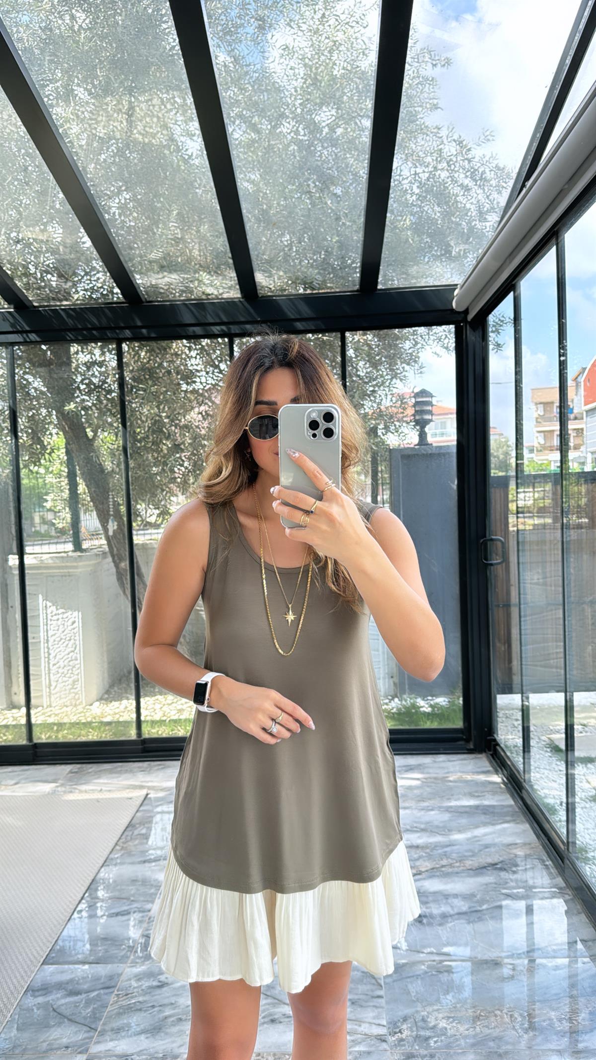 Haki Kalın Askı Salaş Atlet