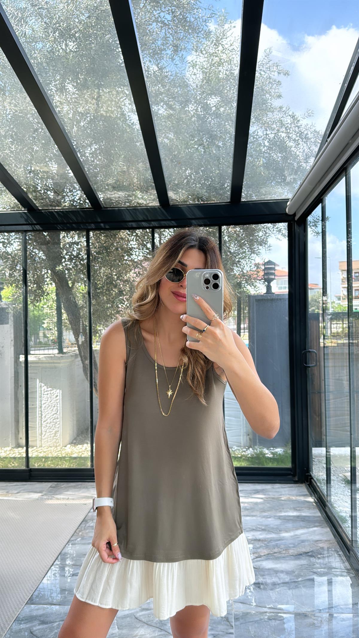 Haki Kalın Askı Salaş Atlet