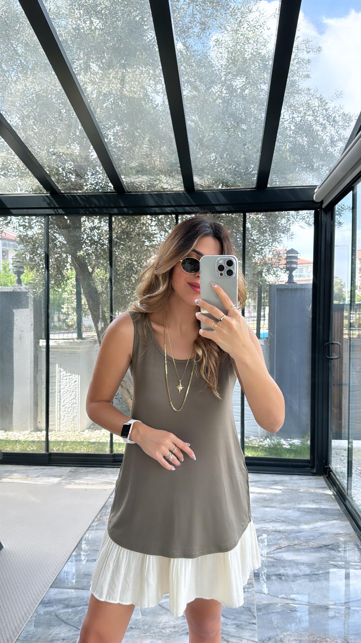 Haki Kalın Askı Salaş Atlet