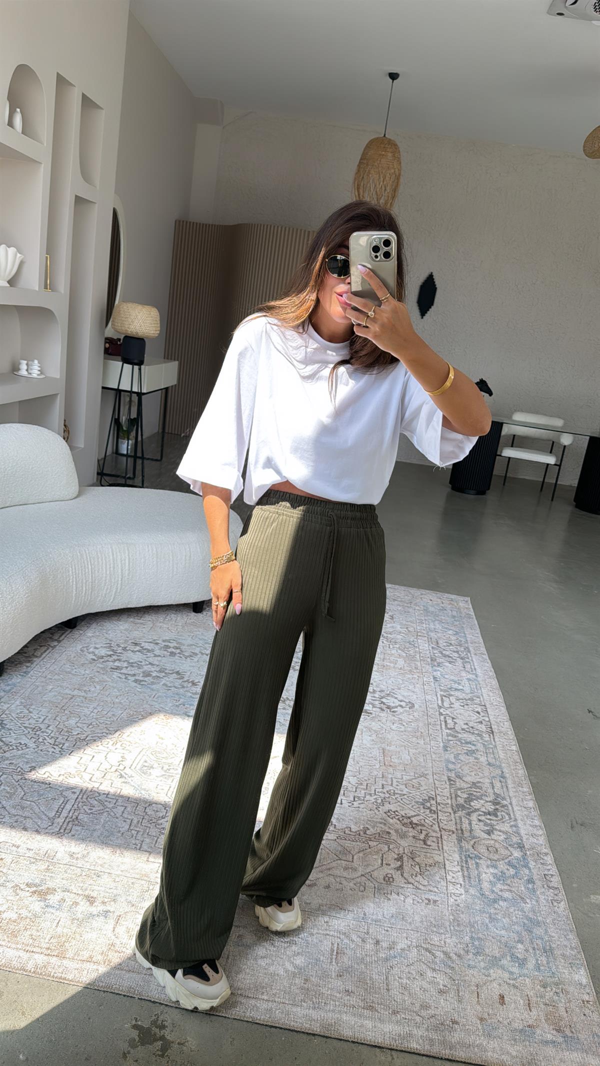 Haki Kaşkorse Pantolon