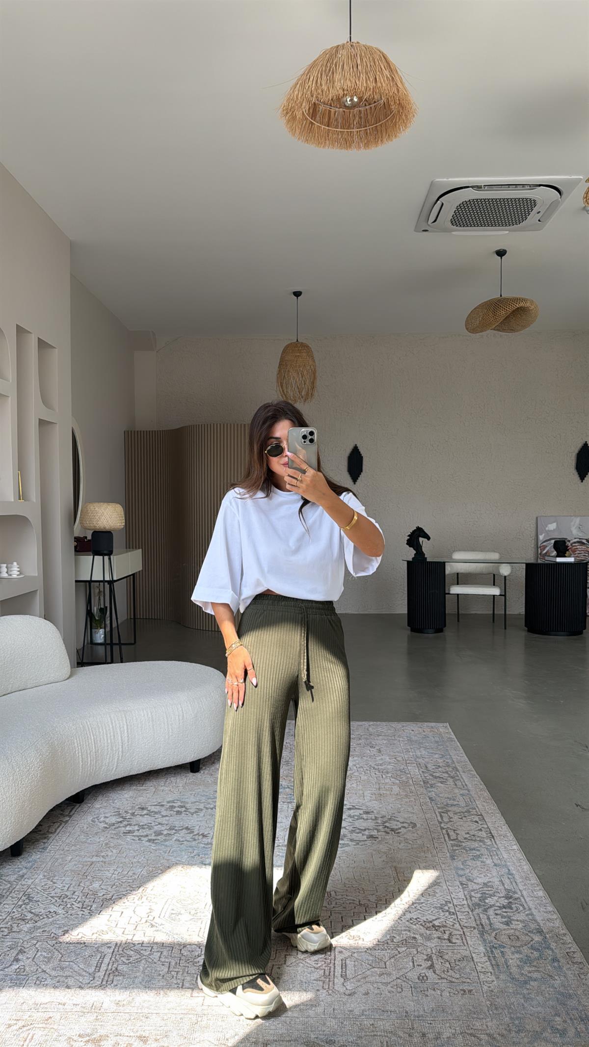 Haki Kaşkorse Pantolon