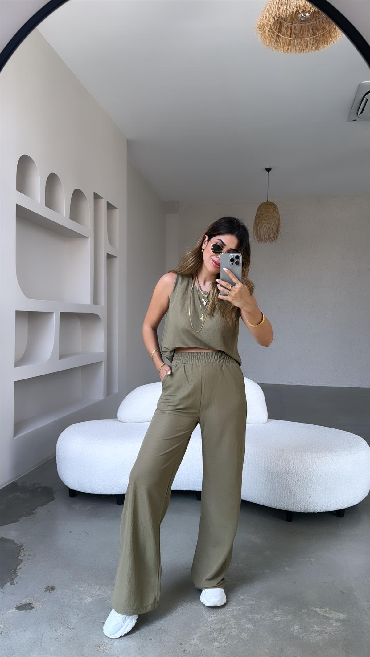 Haki Keten Bol Paça Takım