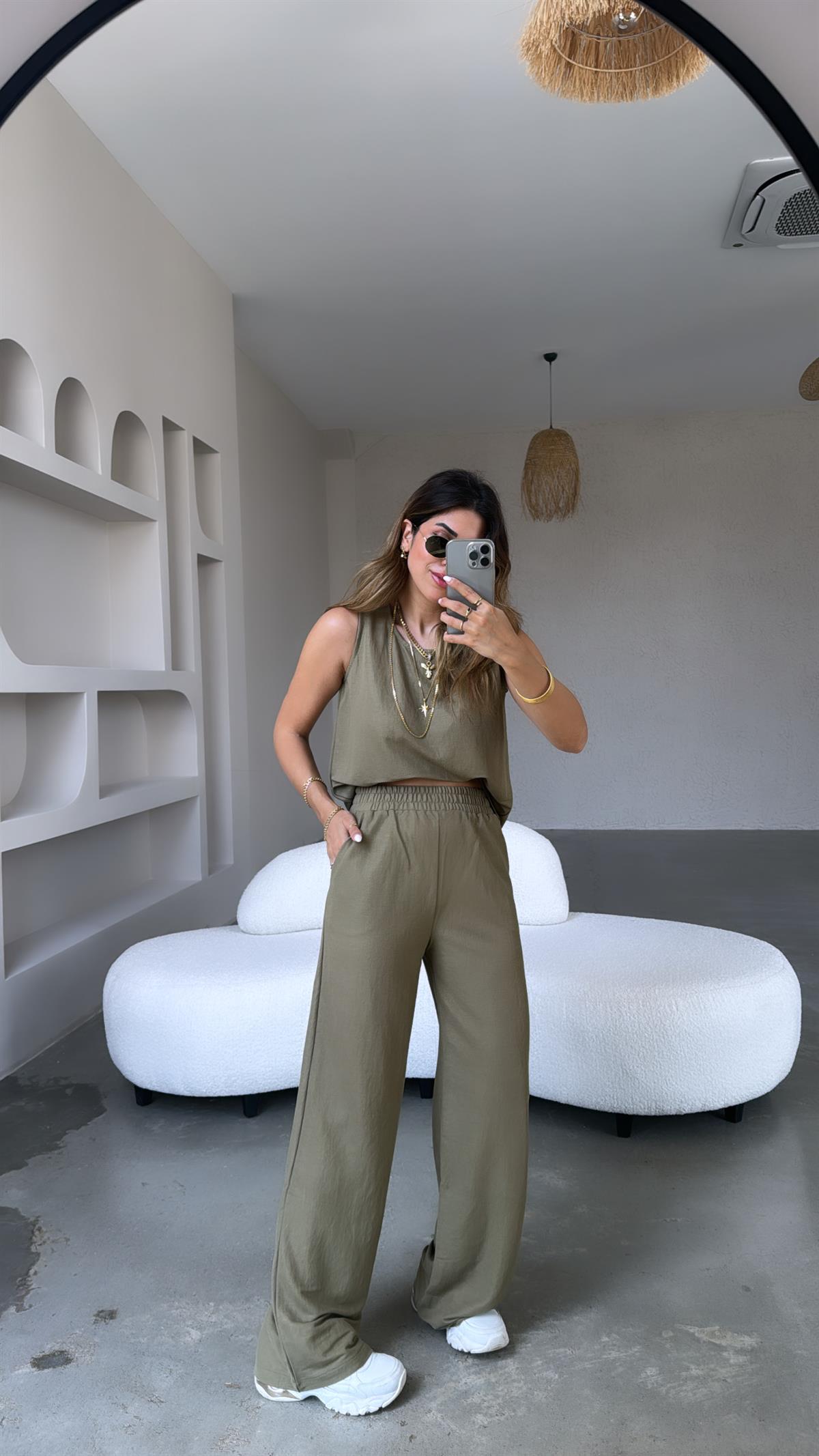 Haki Keten Bol Paça Takım