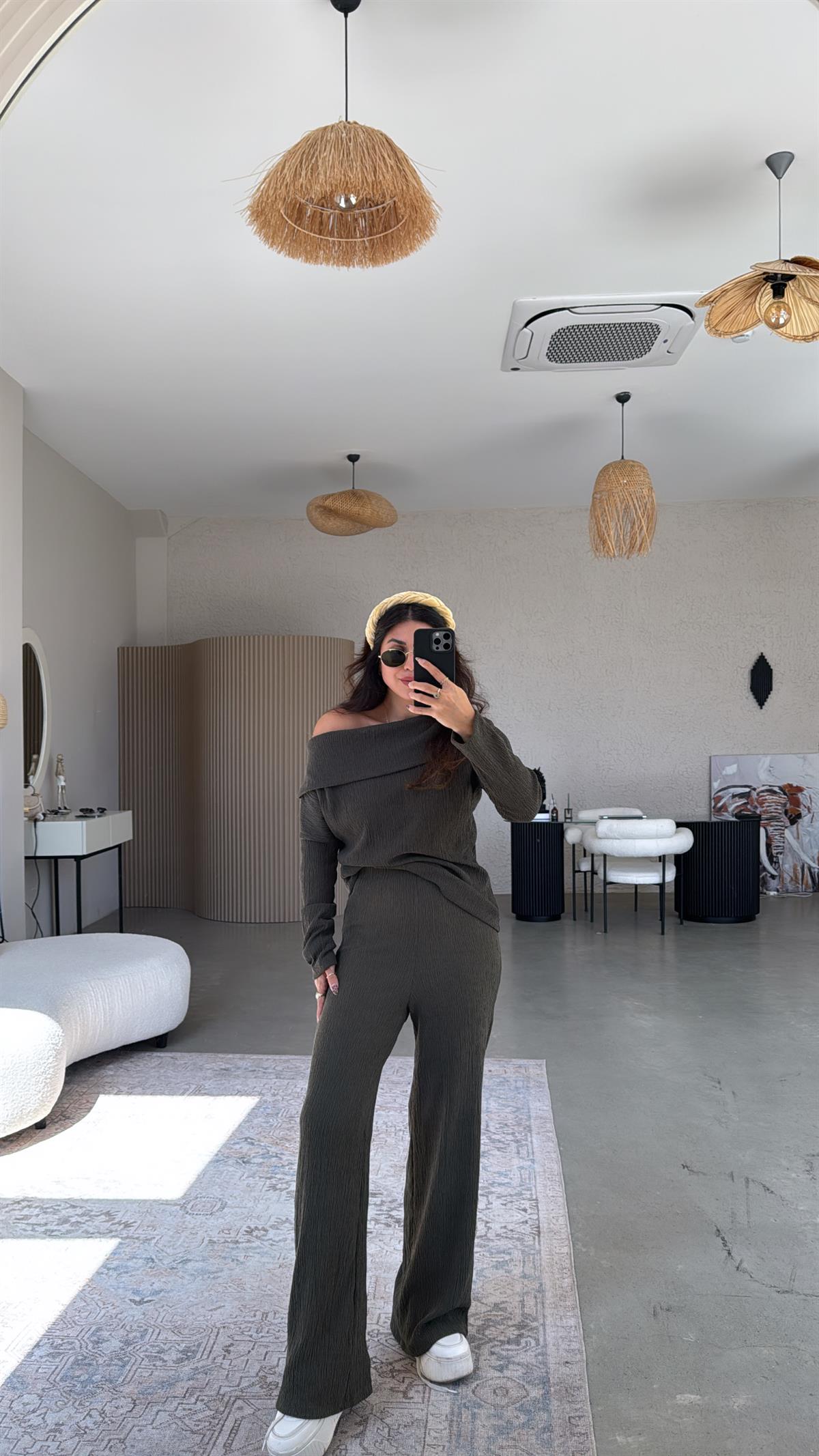 Haki Madonna Bürümcük Takım