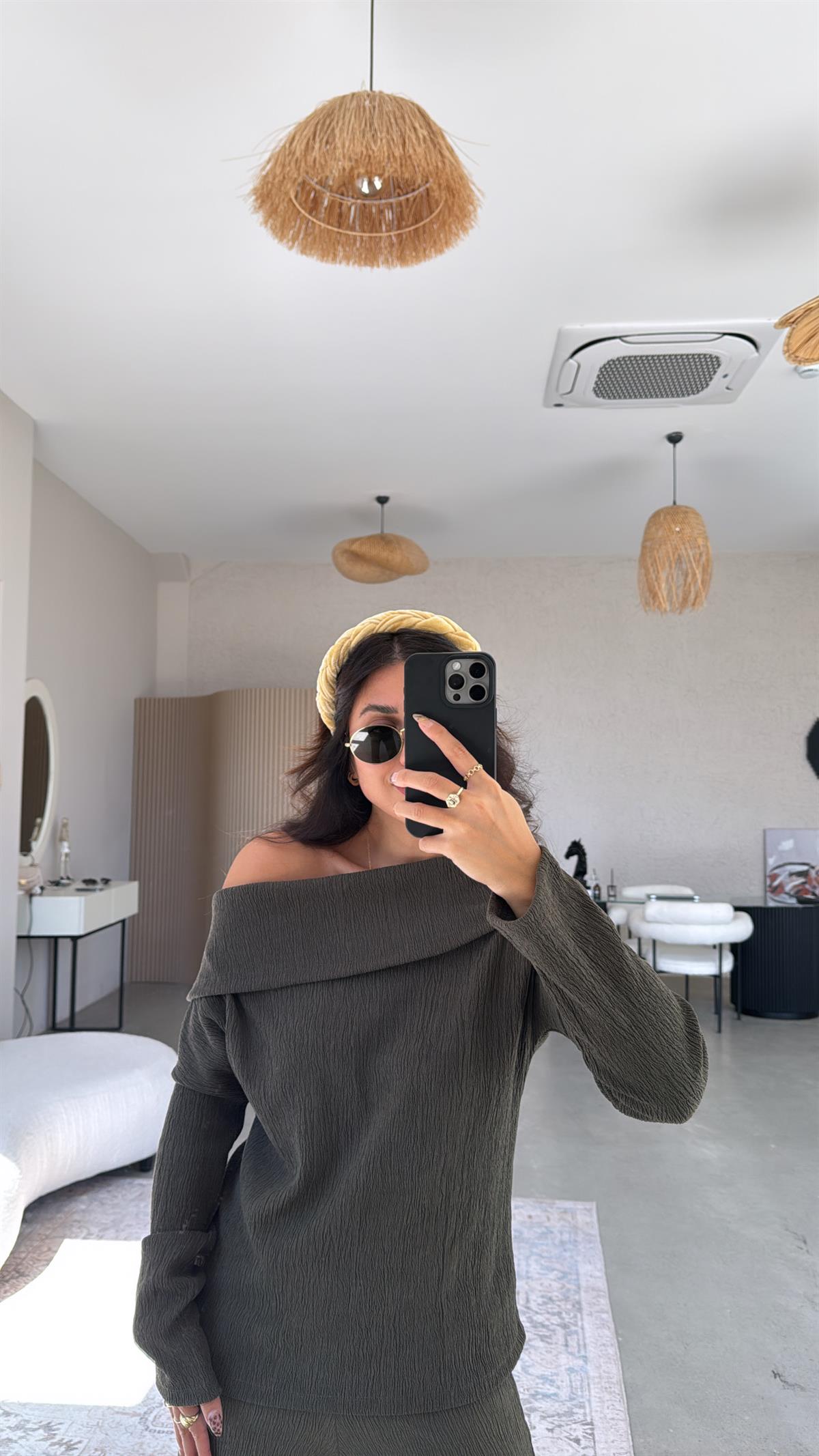 Haki Madonna Bürümcük Takım