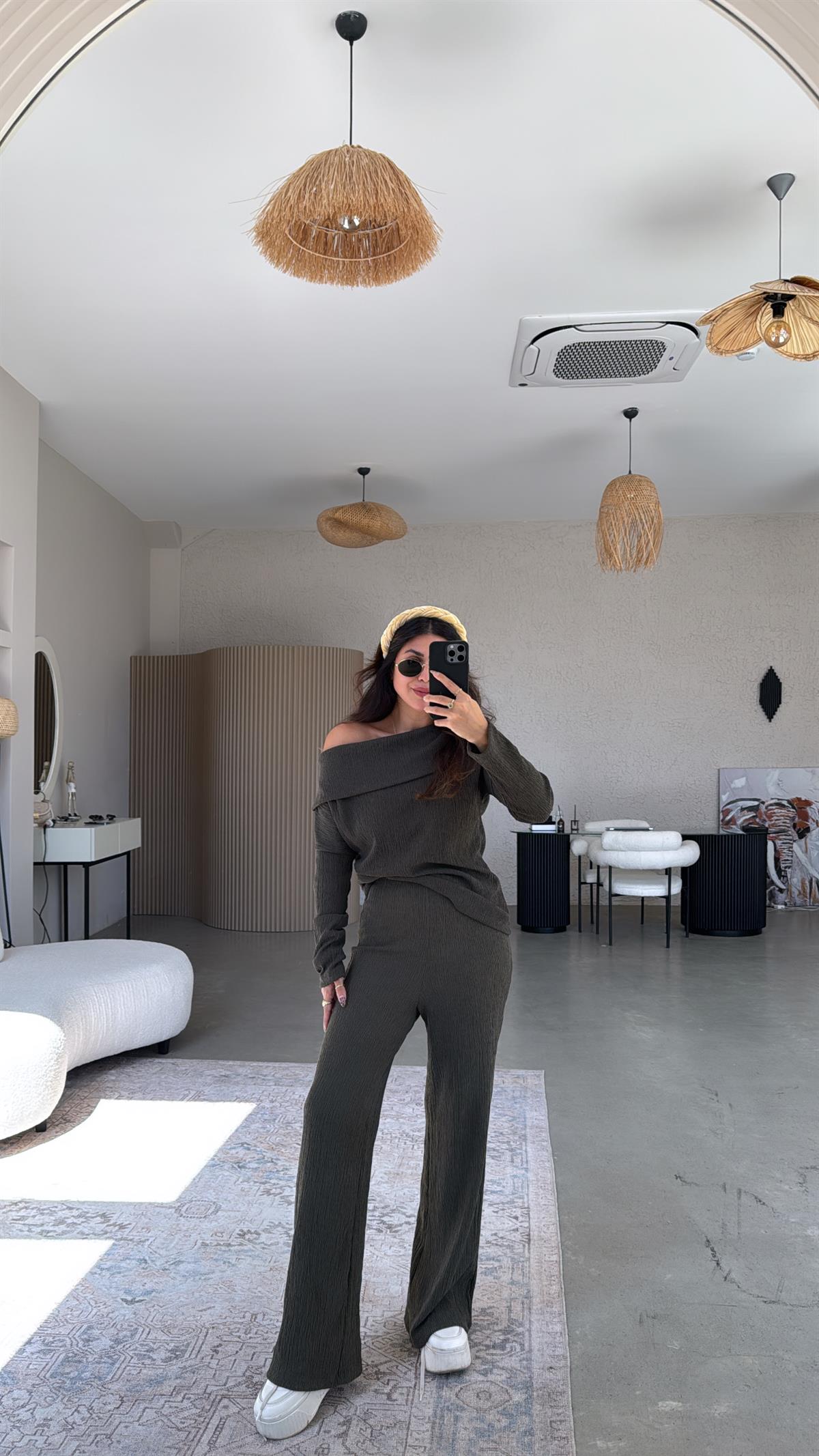 Haki Madonna Bürümcük Takım