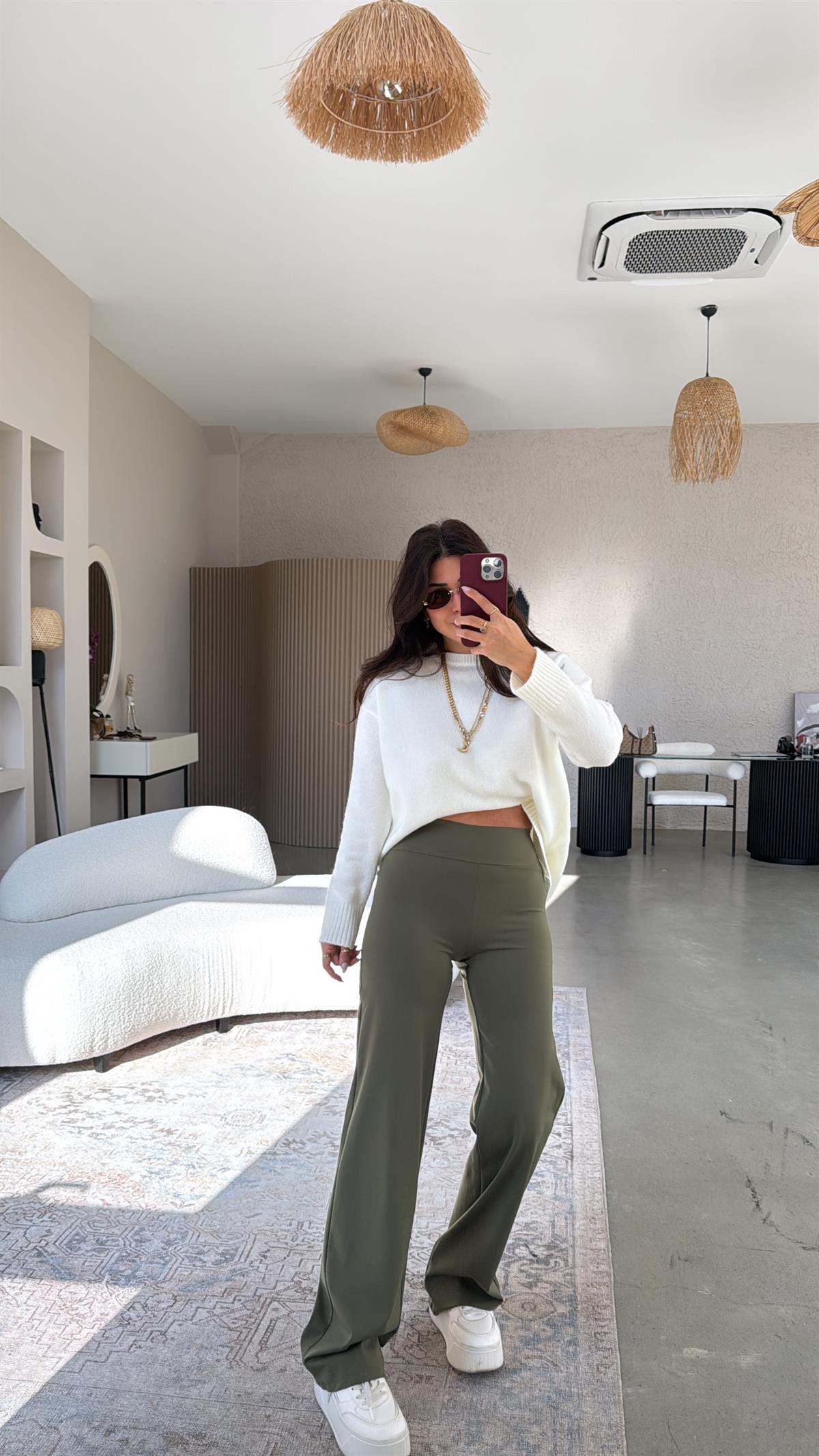 Haki Oys Boru Paça Tayt