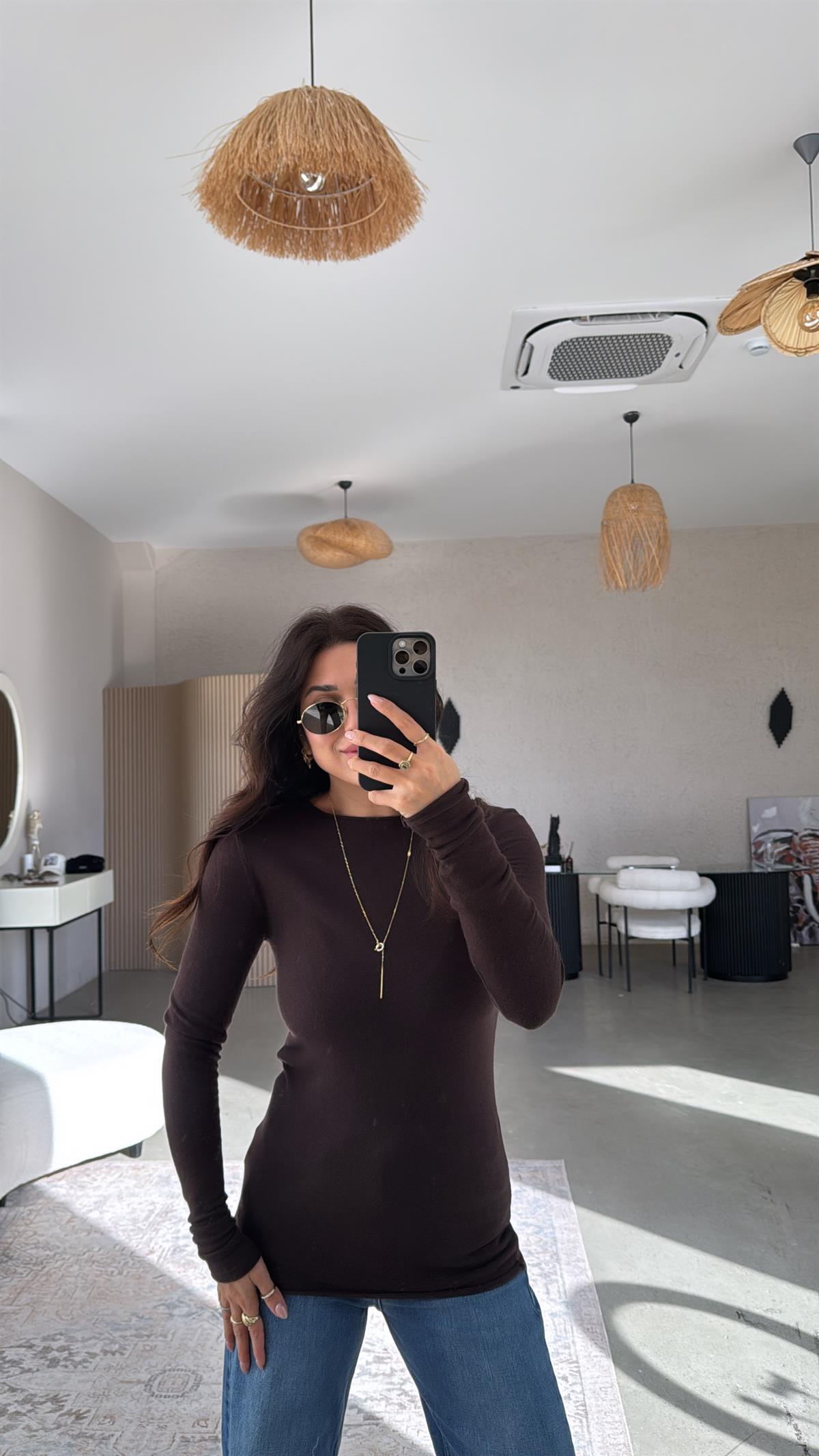 Kahverengi Kaşmir Dlv Triko