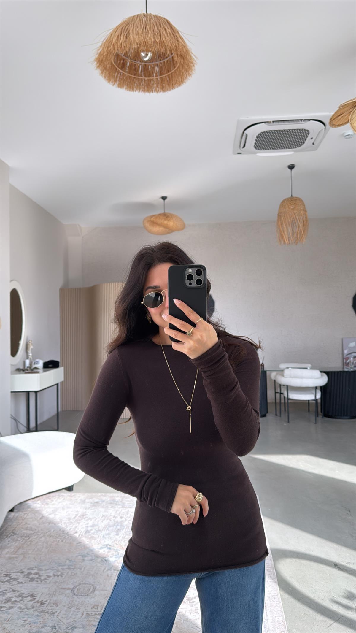 Kahverengi Kaşmir Dlv Triko