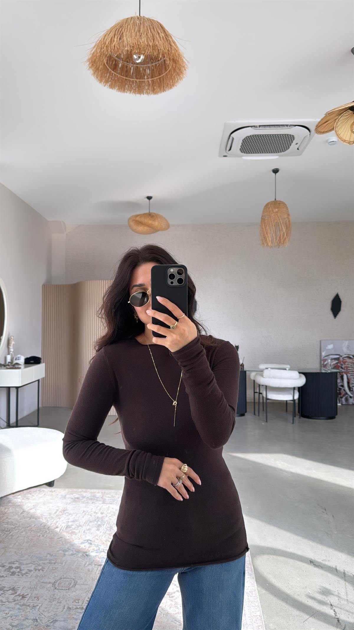 Kahverengi Kaşmir Dlv Triko