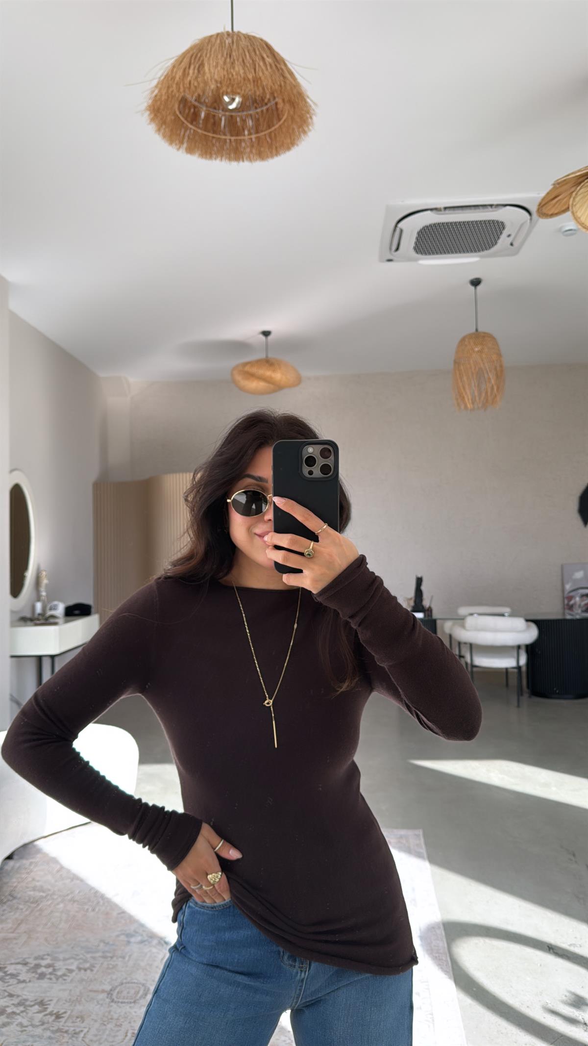 Kahverengi Kaşmir Dlv Triko