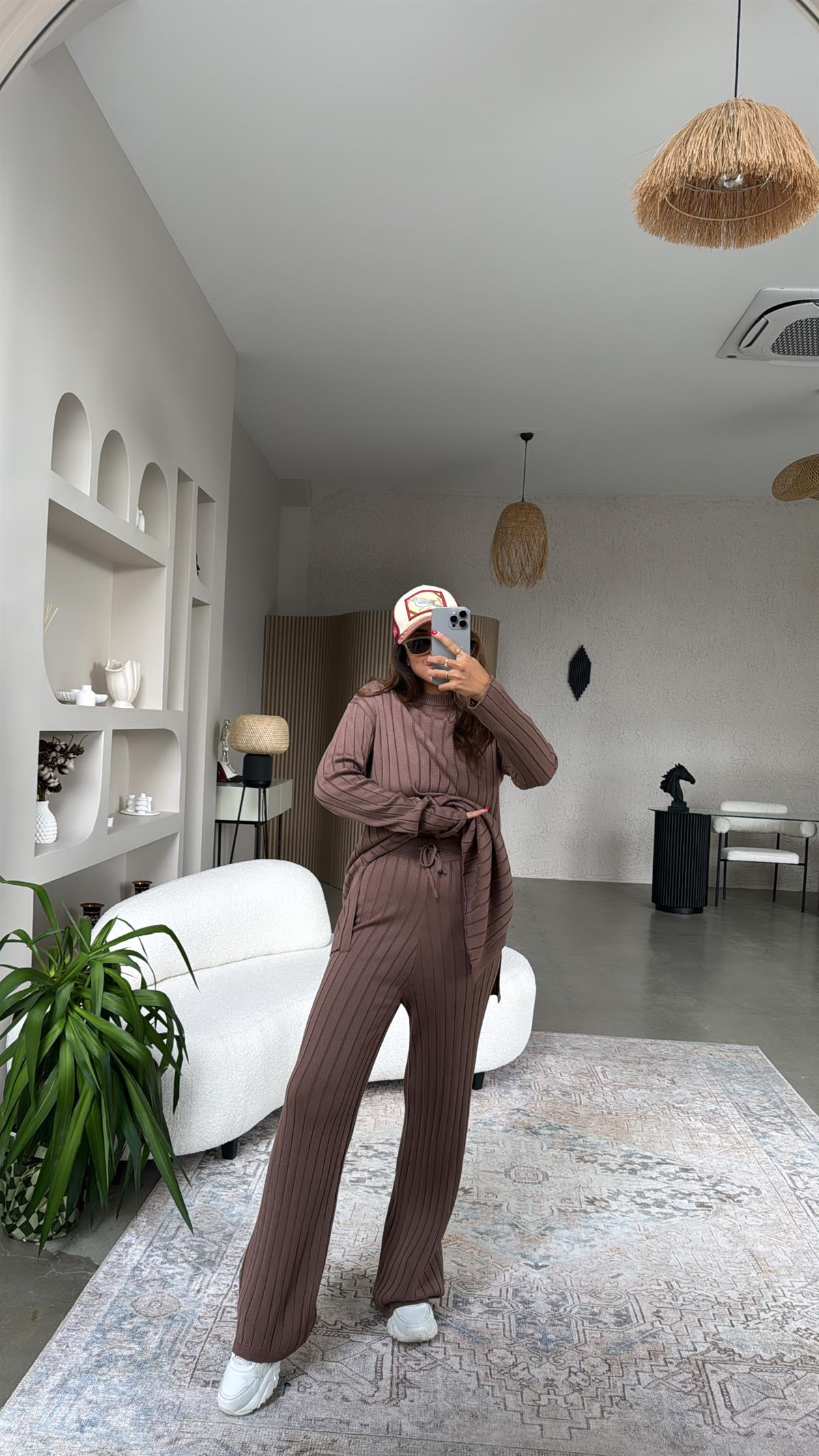 Kahverengi Mssmo Triko Takım