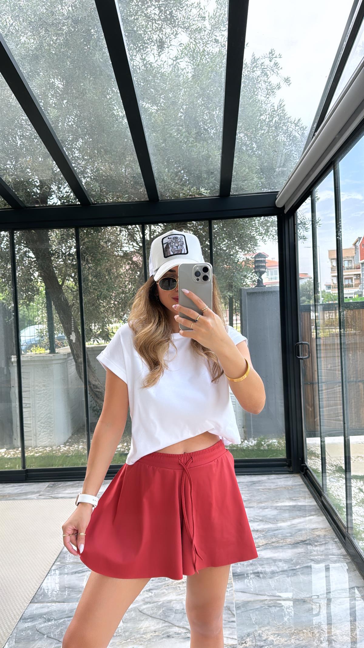 Kiremit Tenis Şort