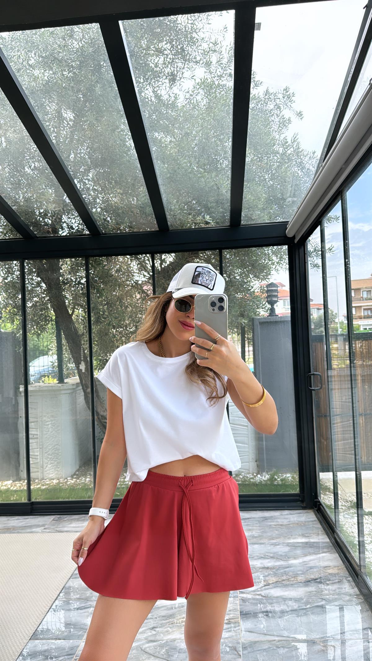 Kiremit Tenis Şort