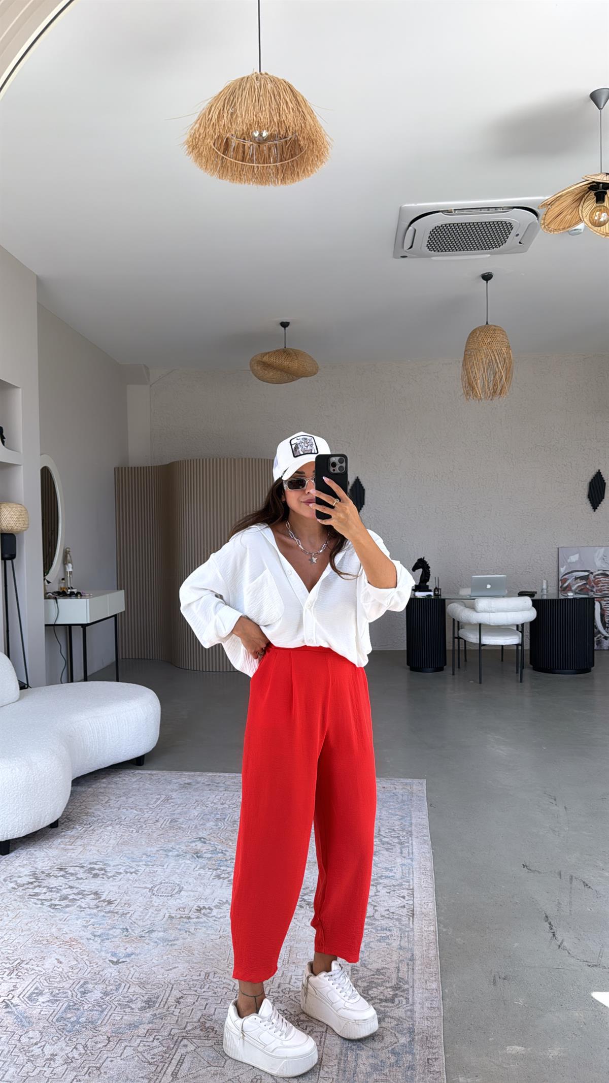 Mercan Aerobin Harem Pantolon