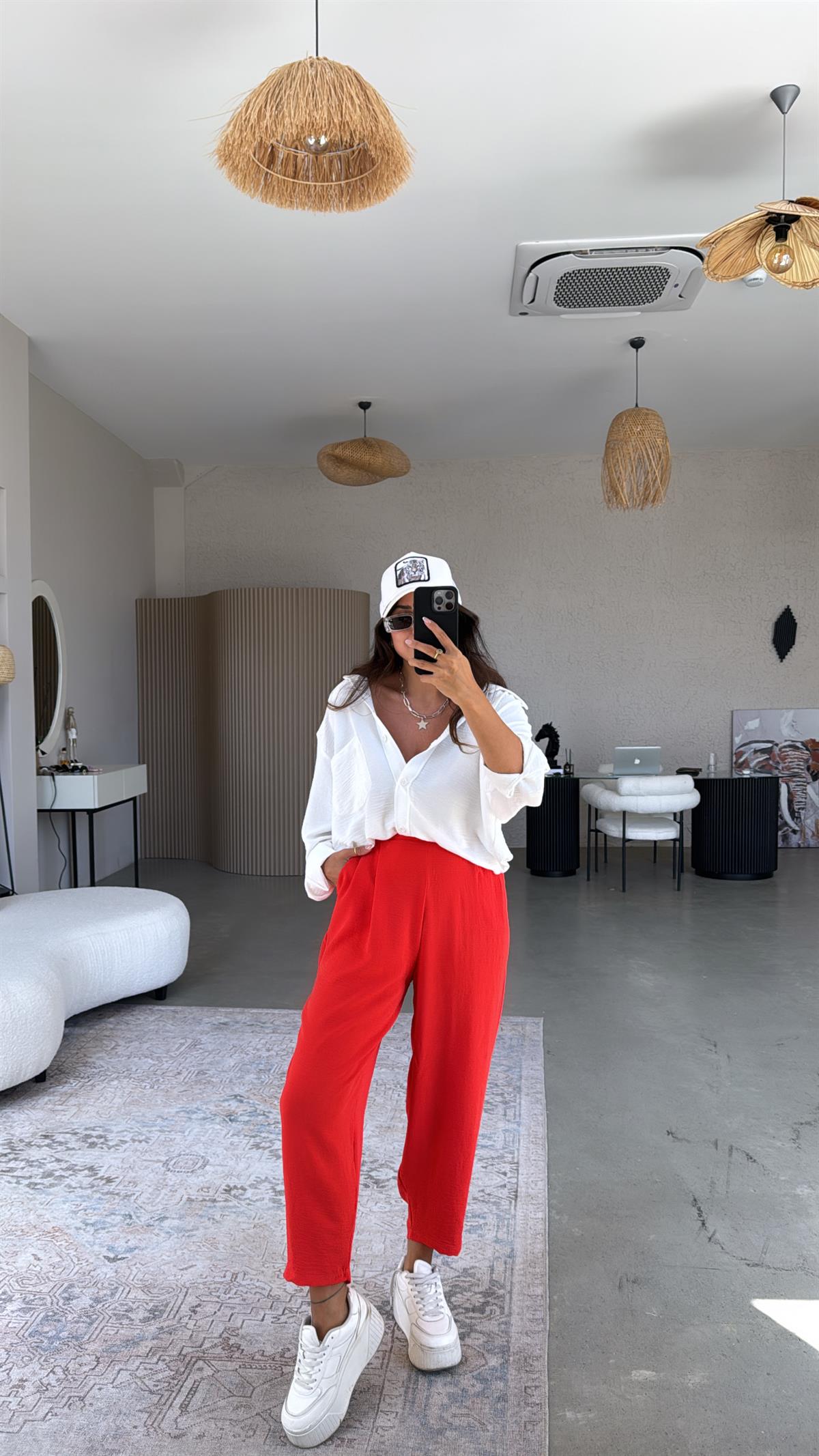 Mercan Aerobin Harem Pantolon