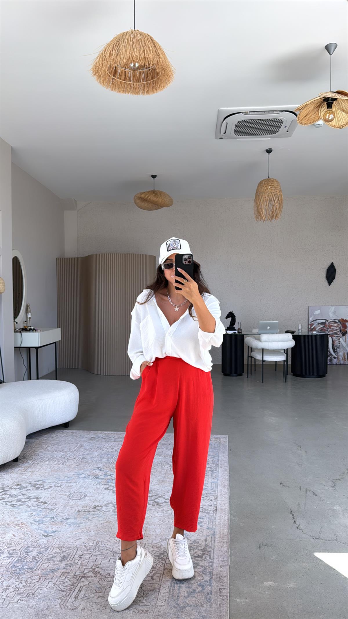 Mercan Aerobin Harem Pantolon