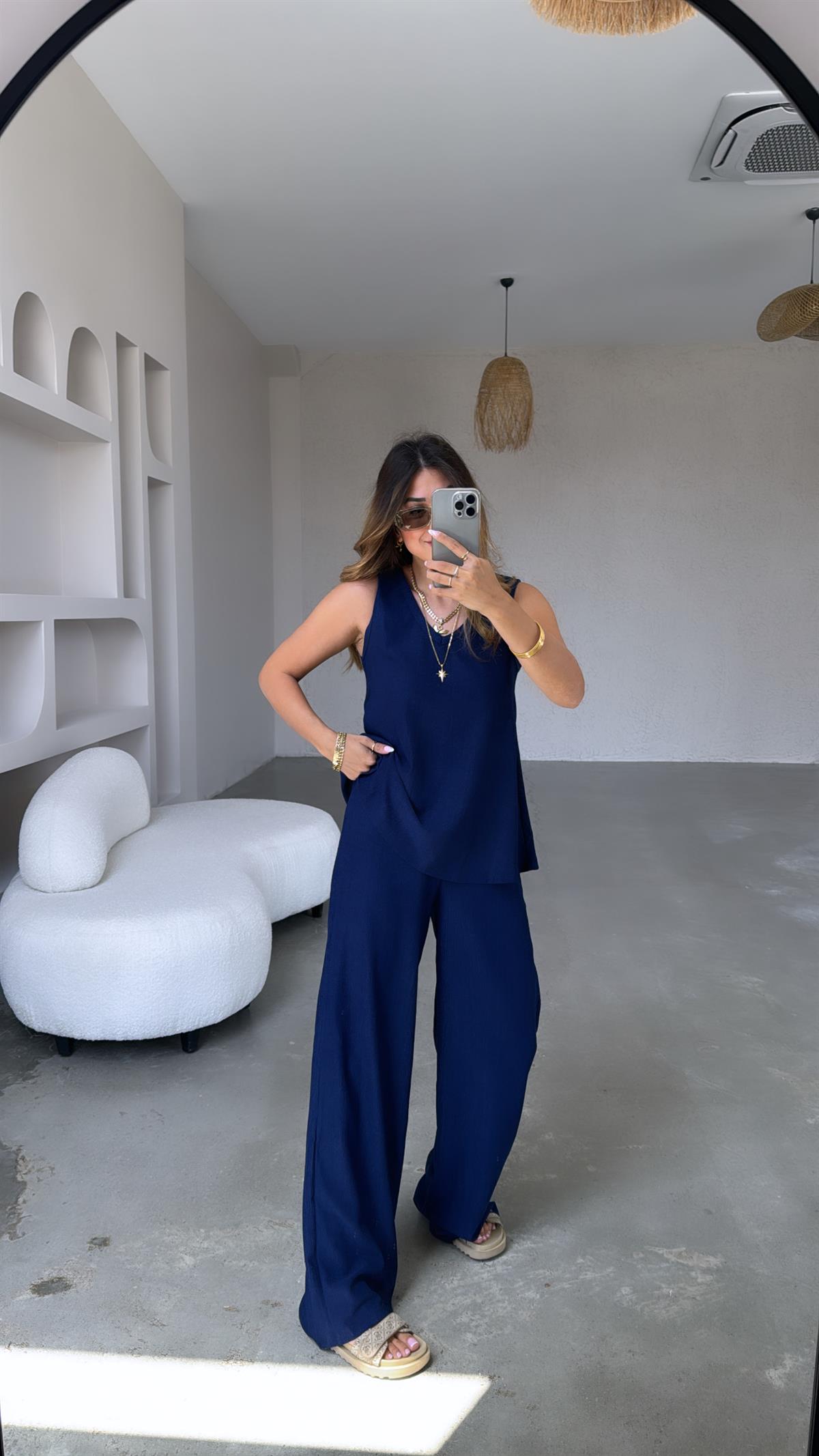 Lacivert Bürümcük Basic Takım