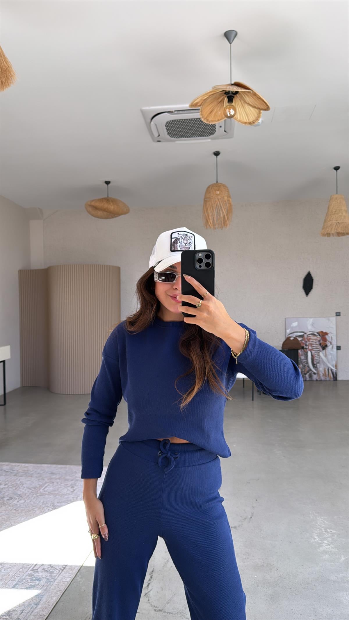 Lacivert Fitilli Takım