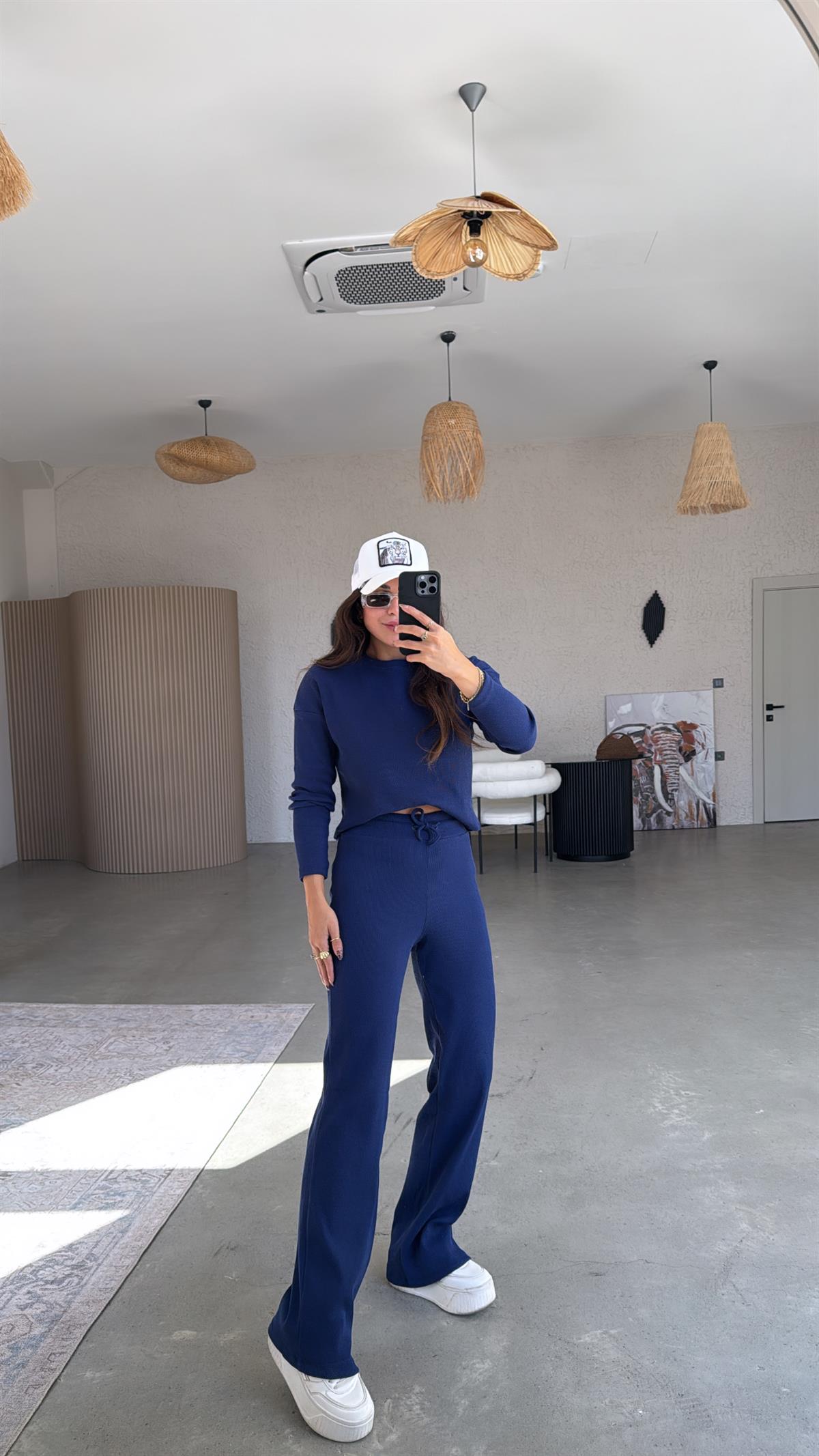 Lacivert Fitilli Takım