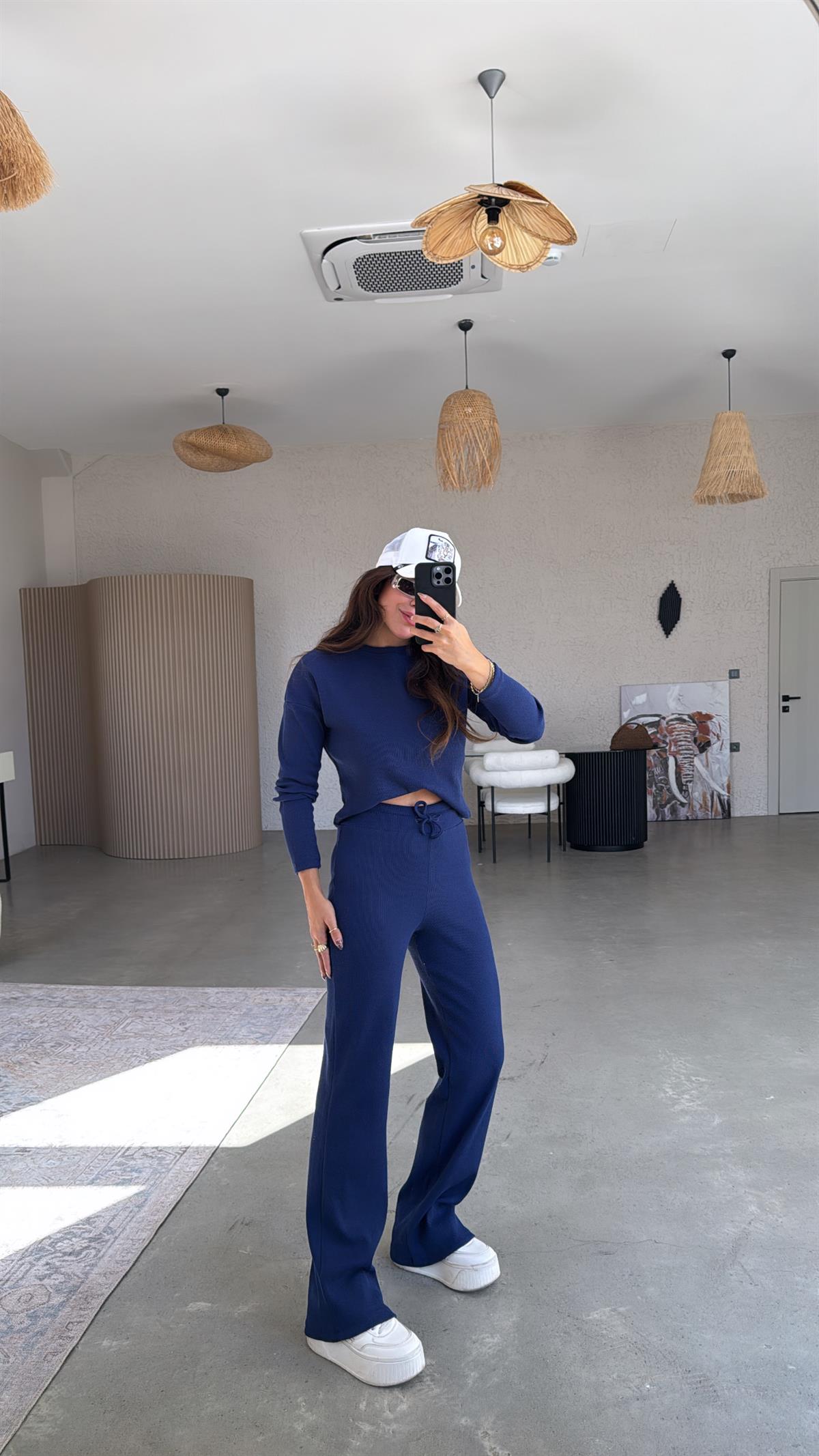 Lacivert Fitilli Takım