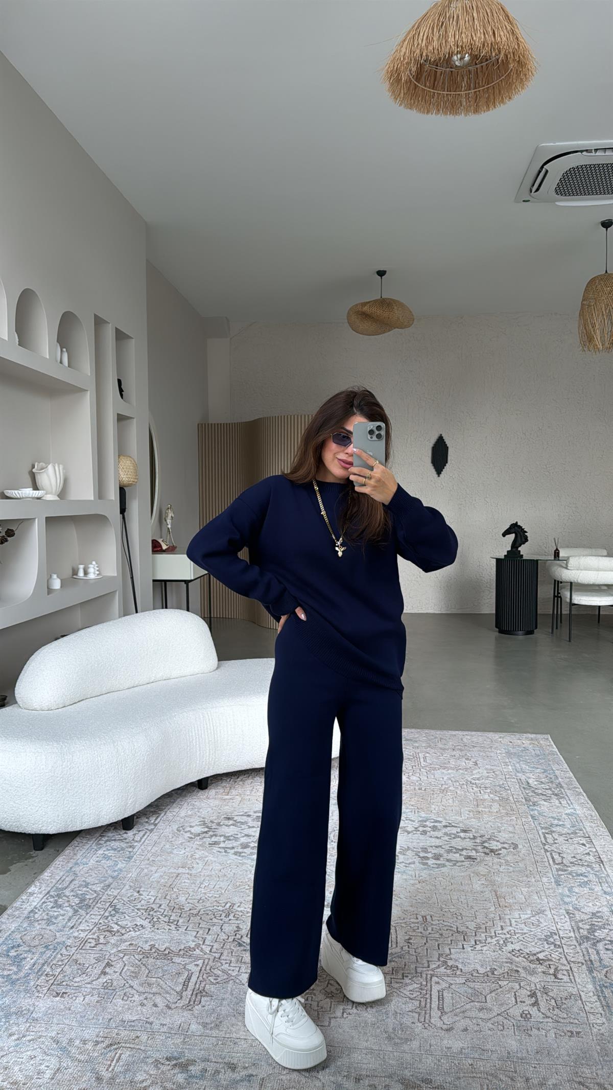 Lacivert Massi Triko Takım