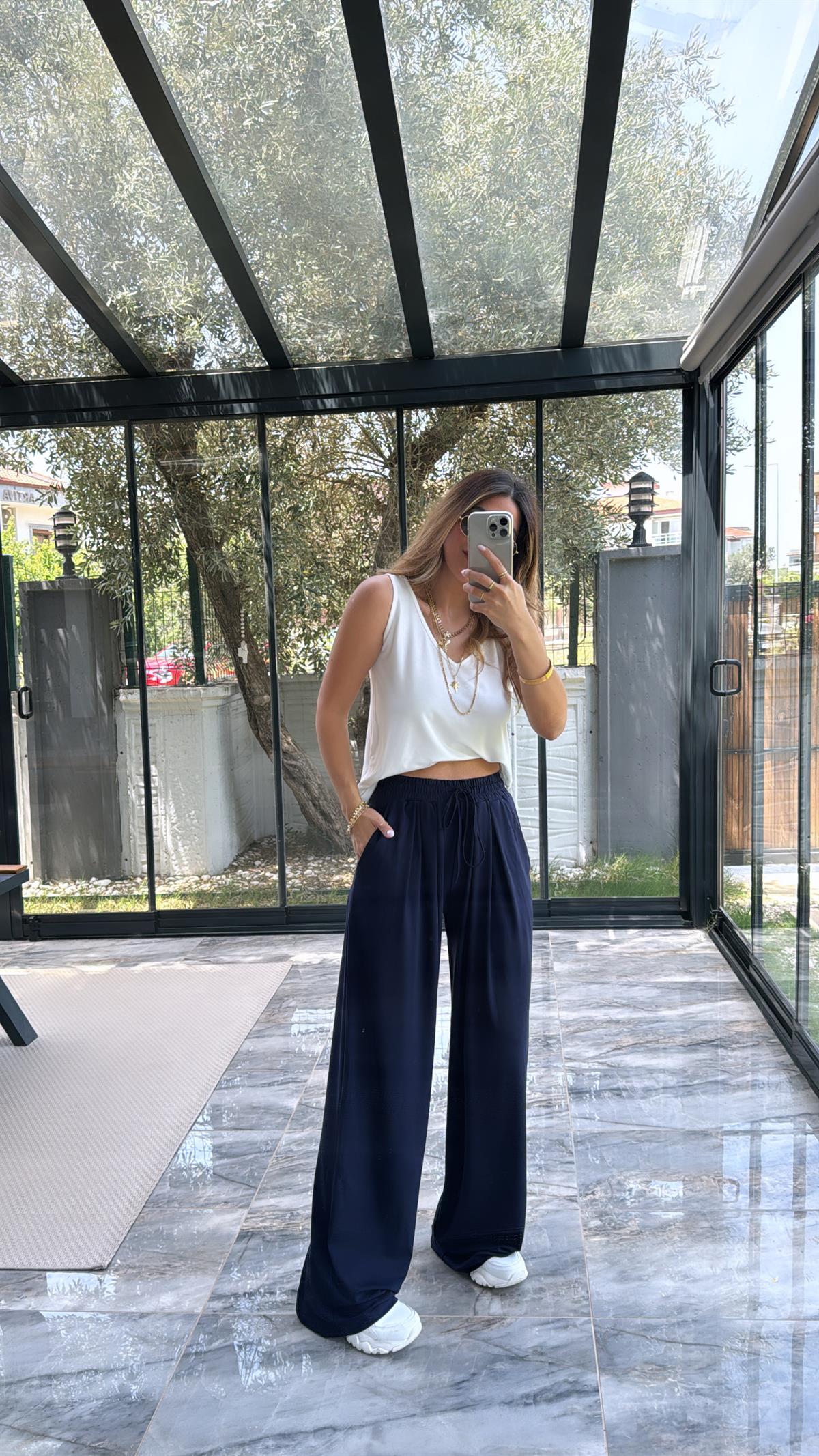 Lacivert Modal Premium Pantolon