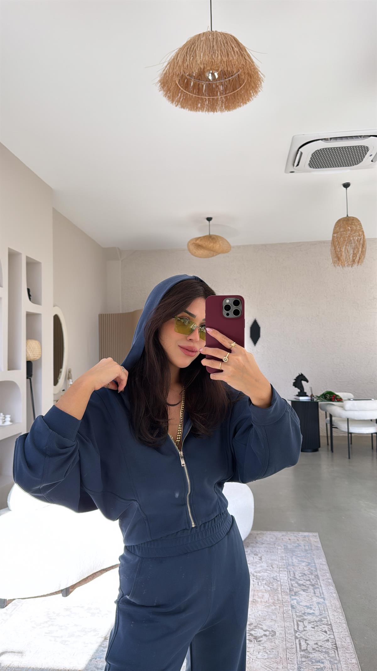 Lacivert Oys Push Up Takım