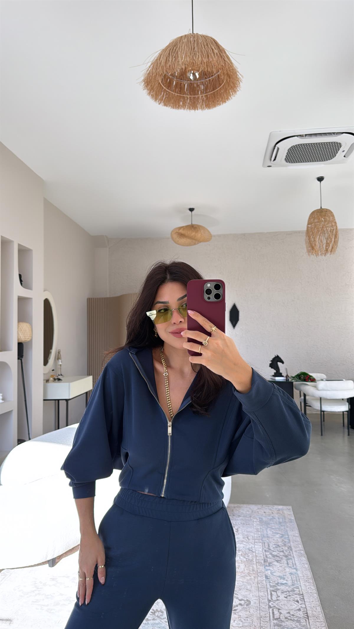 Lacivert Oys Push Up Takım