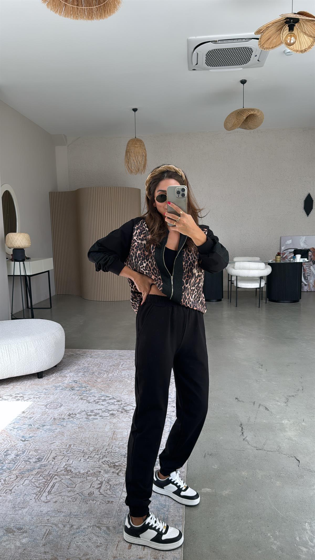 Leopar Ceketli Takım