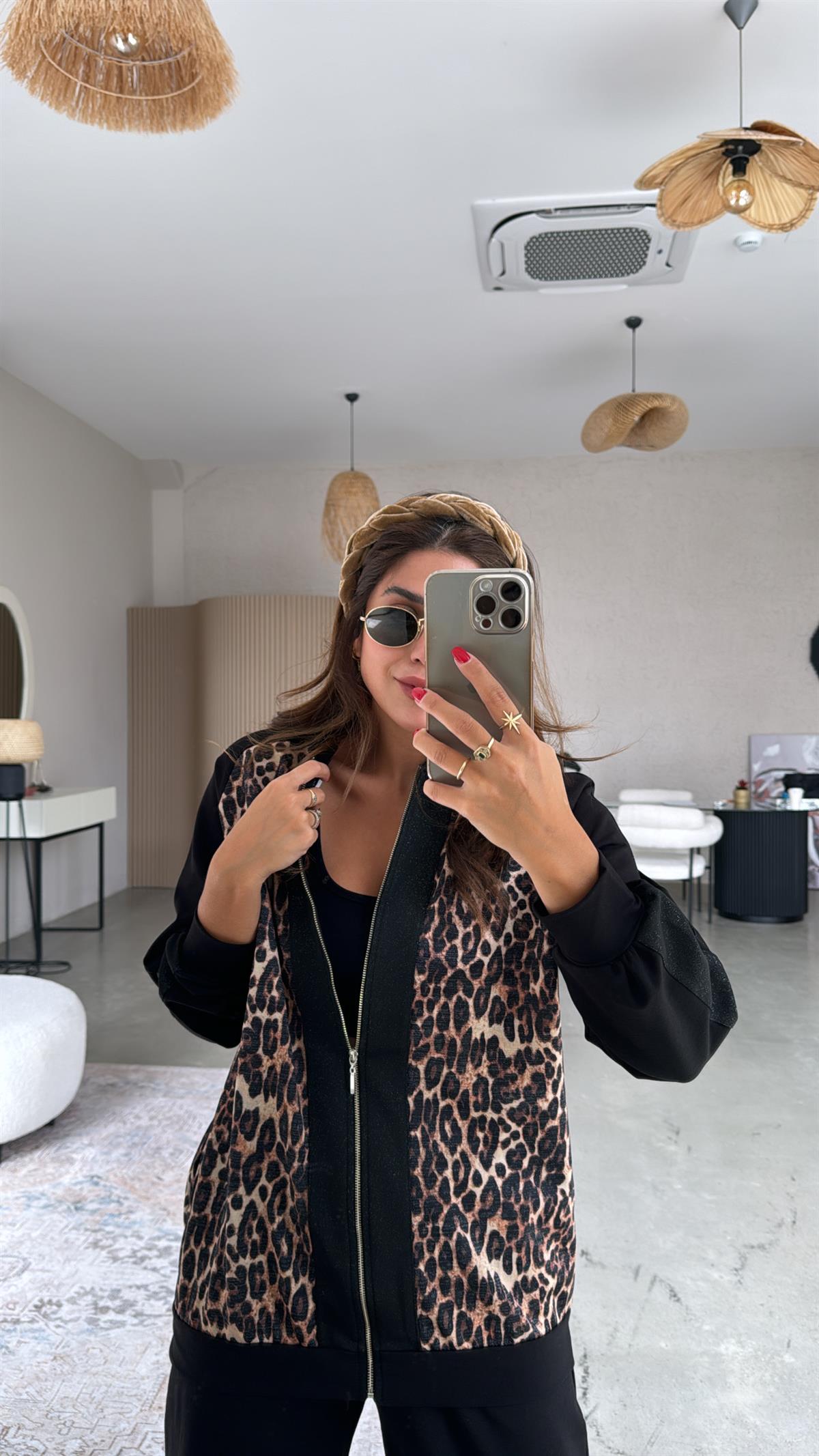 Leopar Ceketli Takım