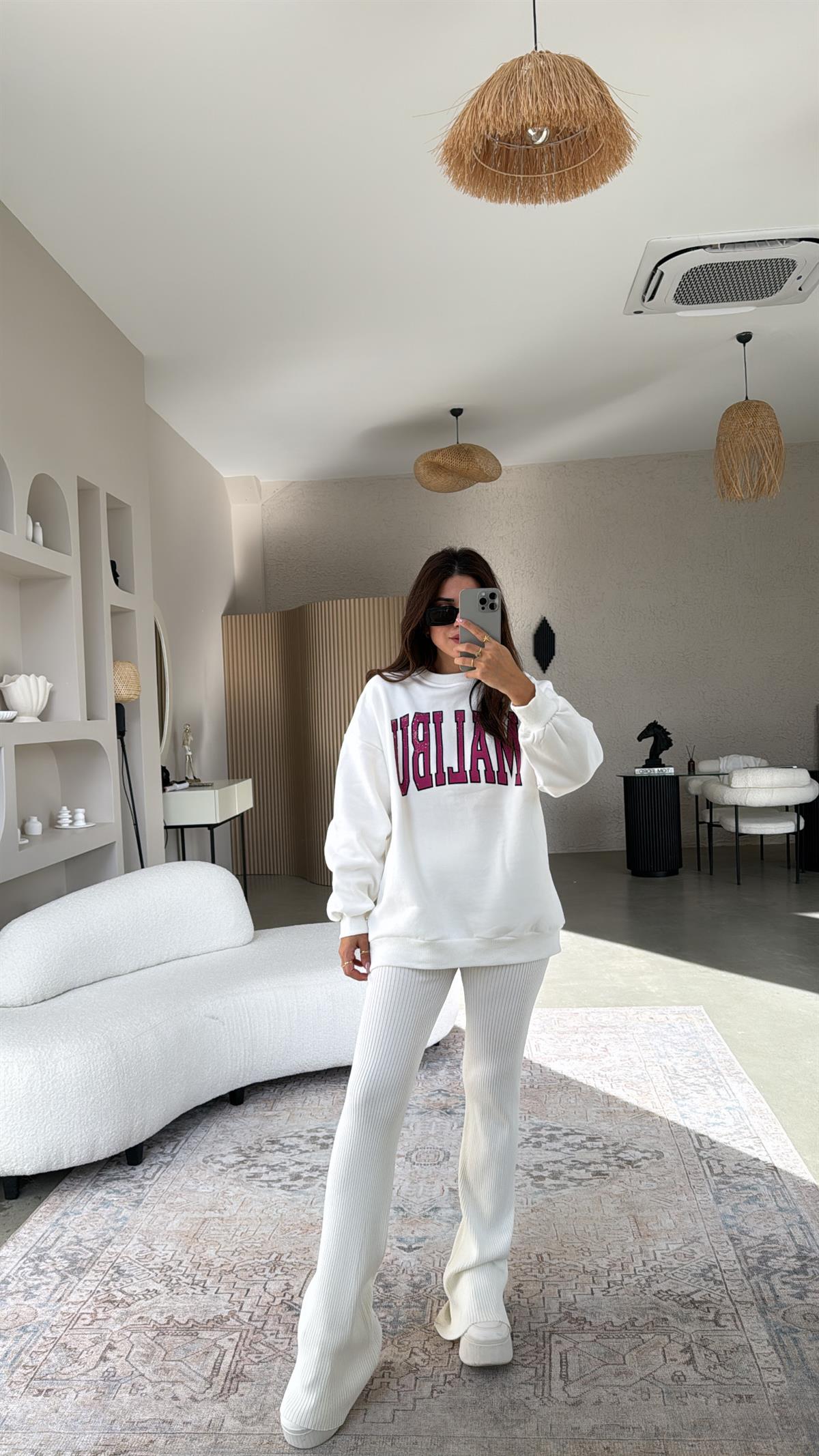 Malibu Üç İplik Sweatshirt