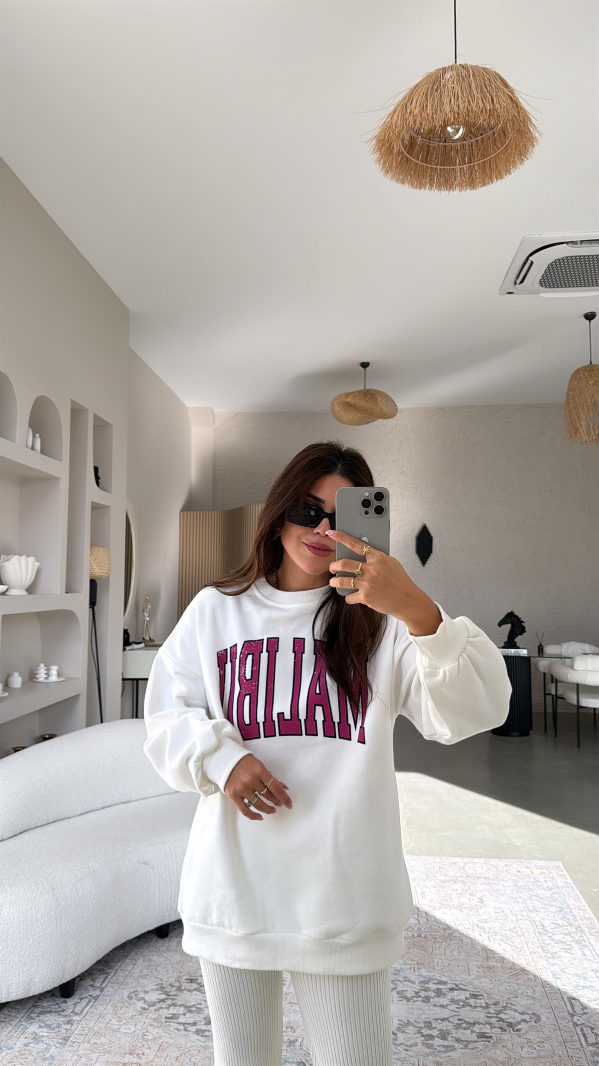 Malibu Üç İplik Sweatshirt