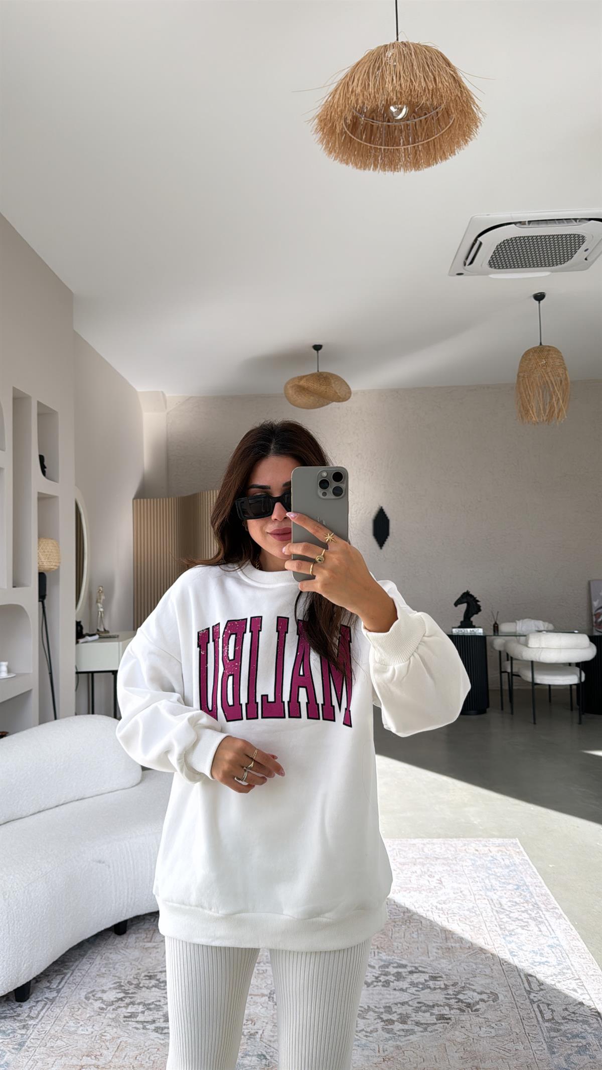 Malibu Üç İplik Sweatshirt