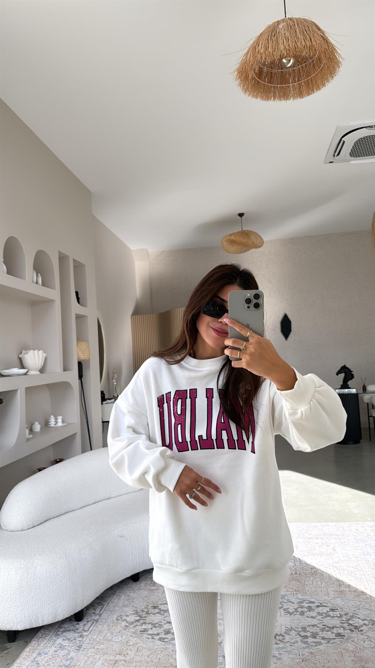 Malibu Üç İplik Sweatshirt