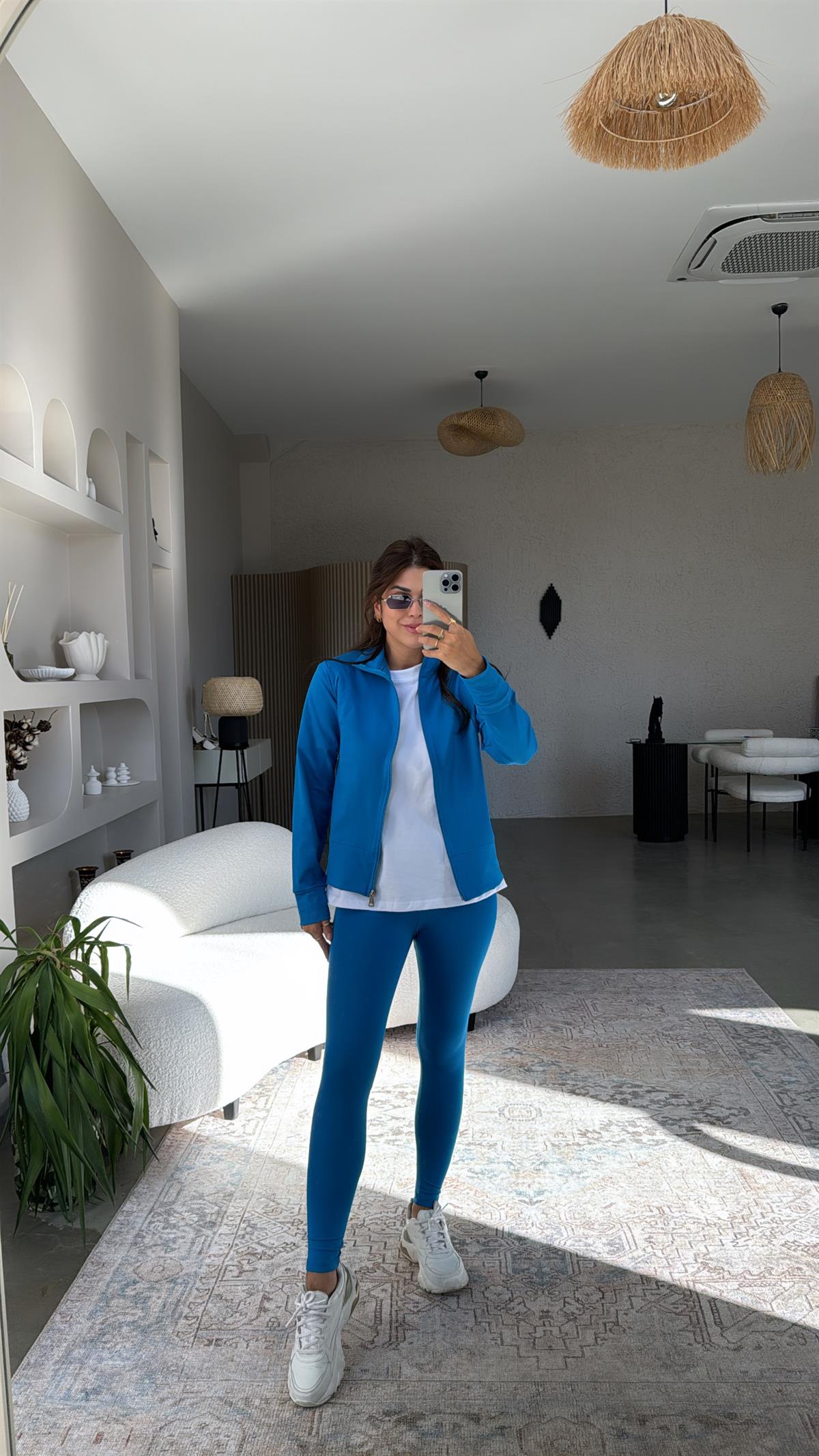 Mavi Orijinal Oys Toparlayıcı Tayt Ceket Takım