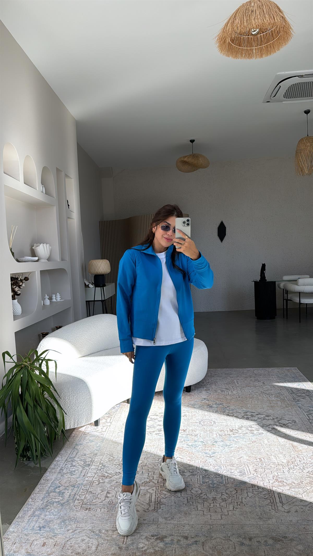 Mavi Orijinal Oys Toparlayıcı Tayt Ceket Takım