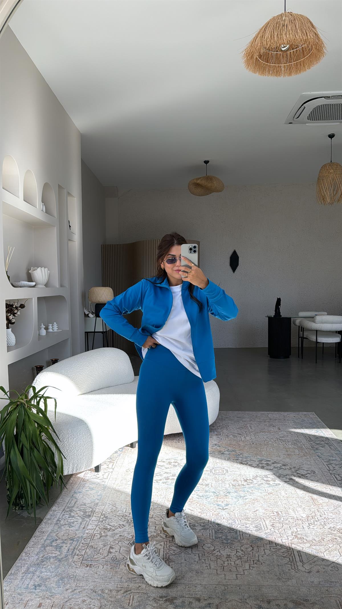 Mavi Orijinal Oys Toparlayıcı Tayt Ceket Takım