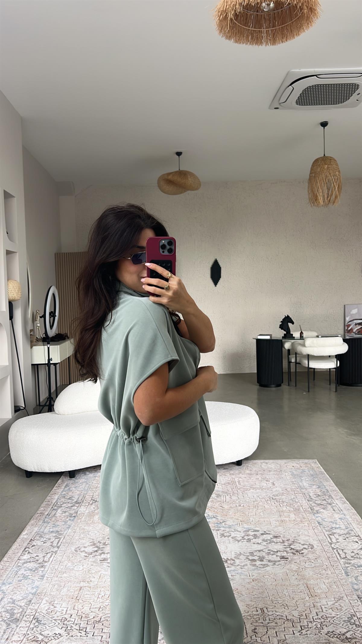 Mint Premium Yelekli Modal Takım