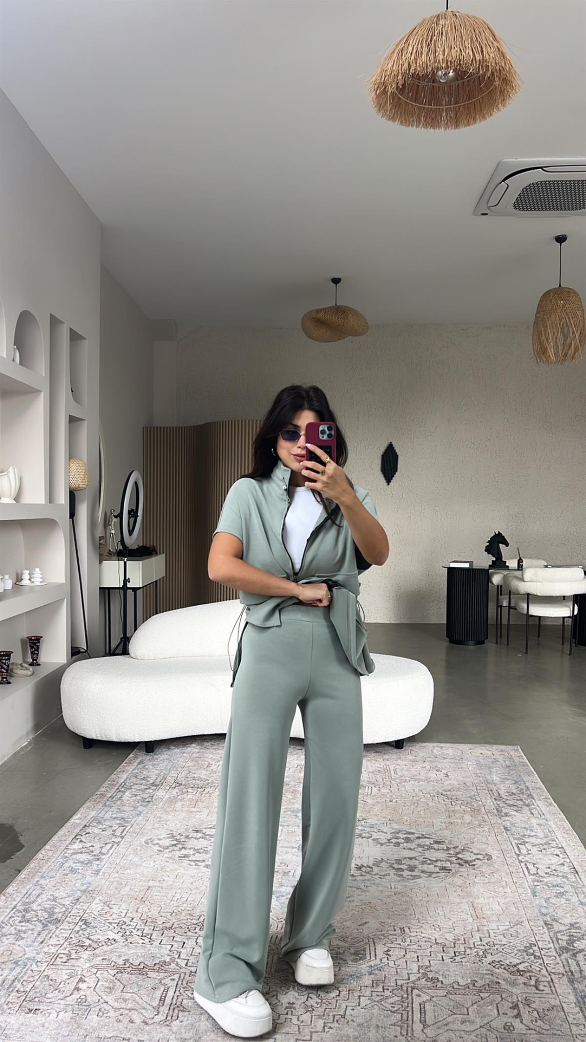 Mint Premium Yelekli Modal Takım