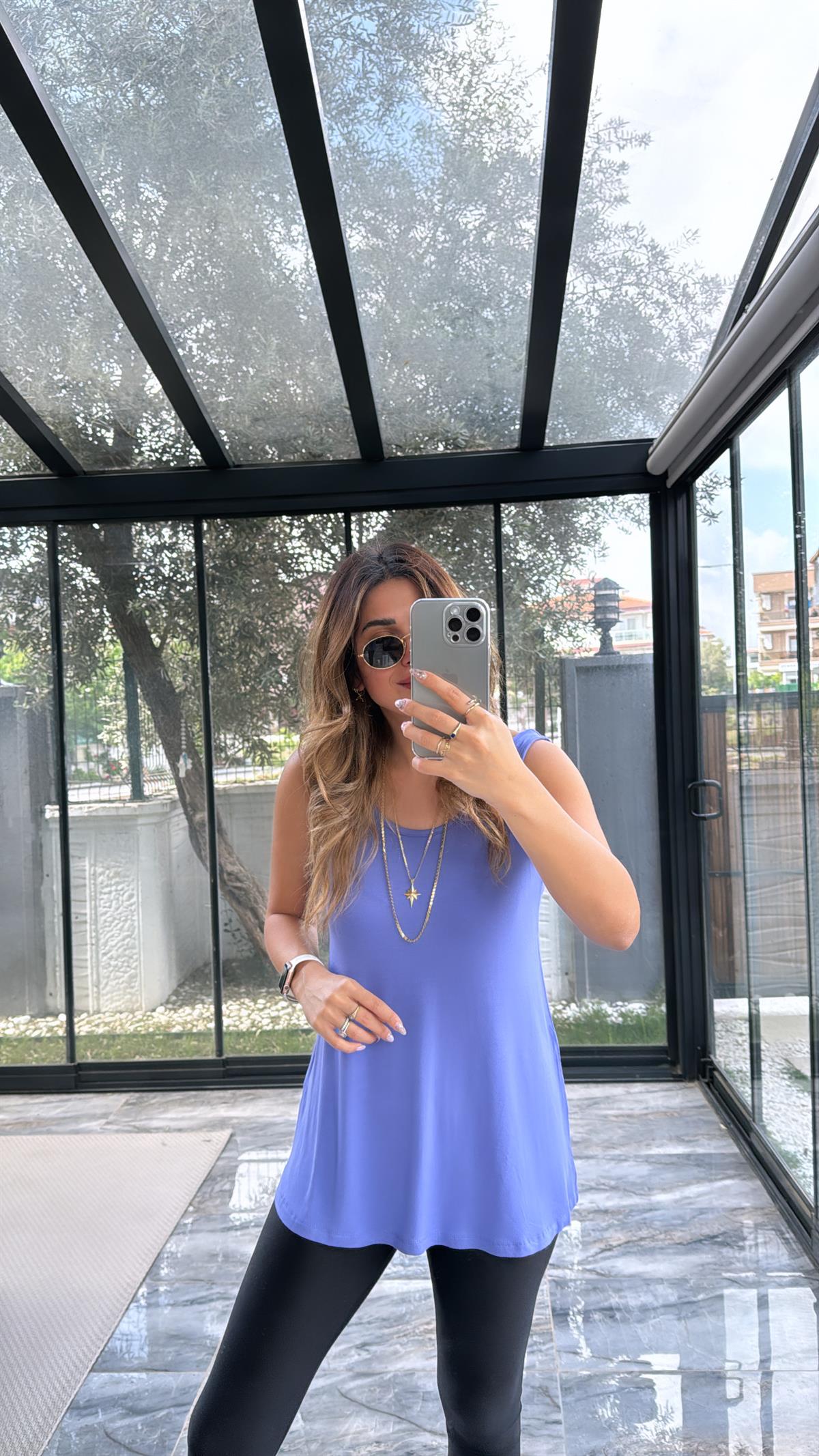 Mor Kalın Askı Salaş Atlet