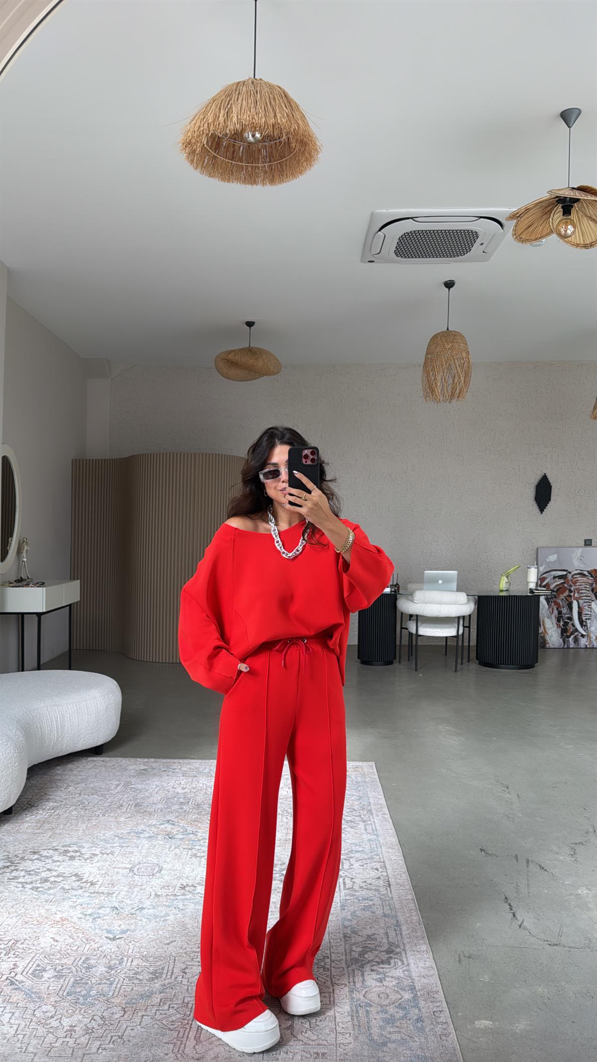 Narçiçeği Dikiş Detay Modal Takım