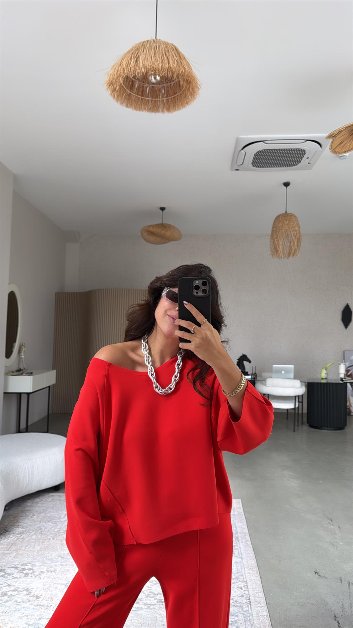 Narçiçeği Dikiş Detay Modal Takım