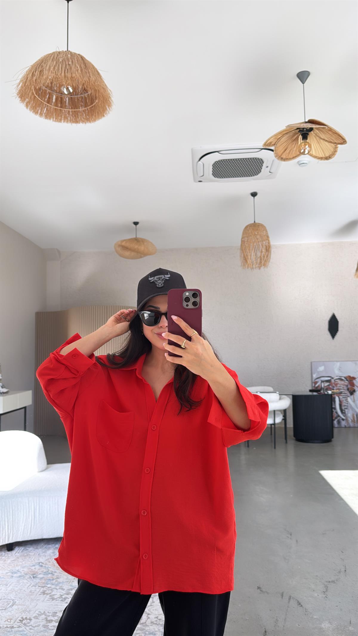 Narçiçeği Tiril Gömlek