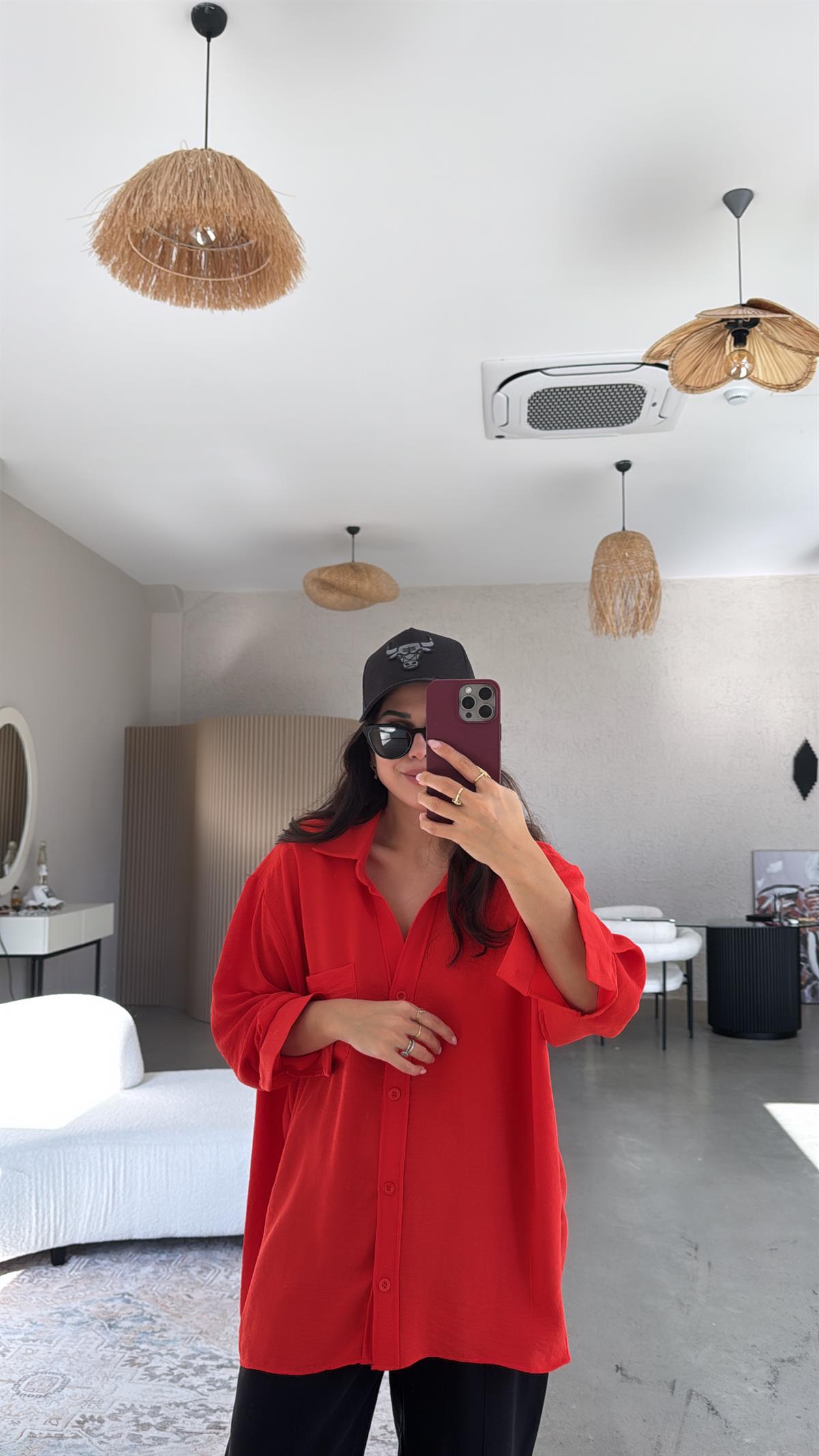 Narçiçeği Tiril Gömlek