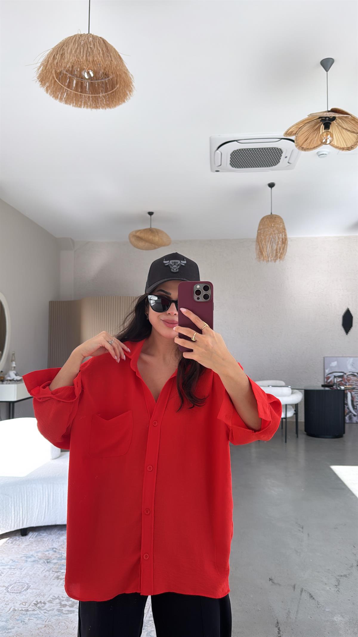 Narçiçeği Tiril Gömlek